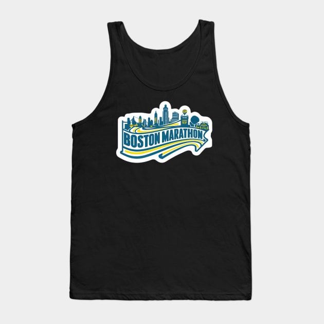 boston marathon Tank Top by CreationArt8